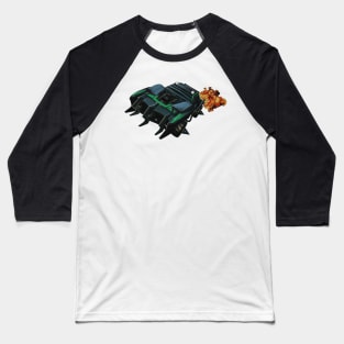 Green Rocket League Car with Boost Baseball T-Shirt